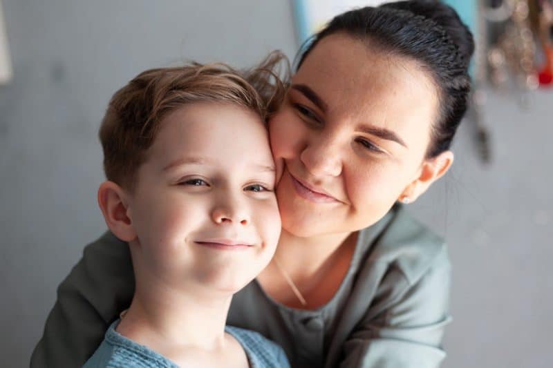 Madre de niño con TEA