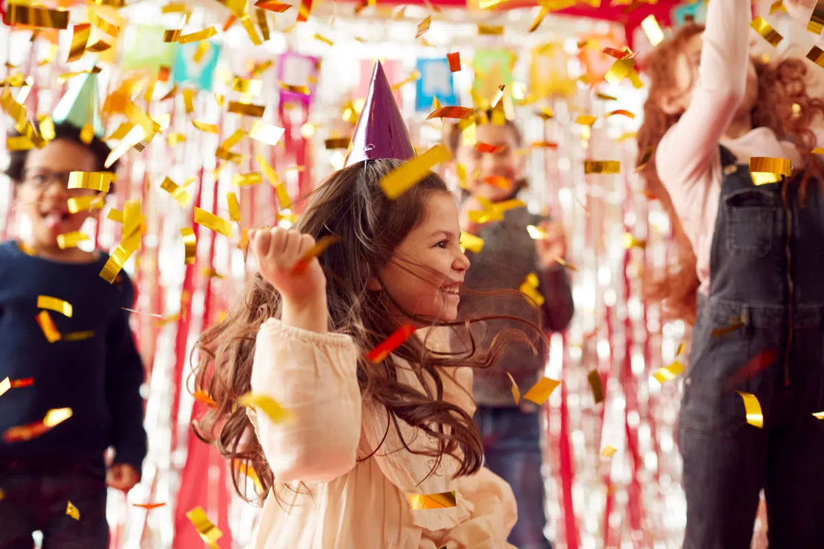 6 Globos Confeti 1 Año Princesa para el cumpleaños de tu hijo