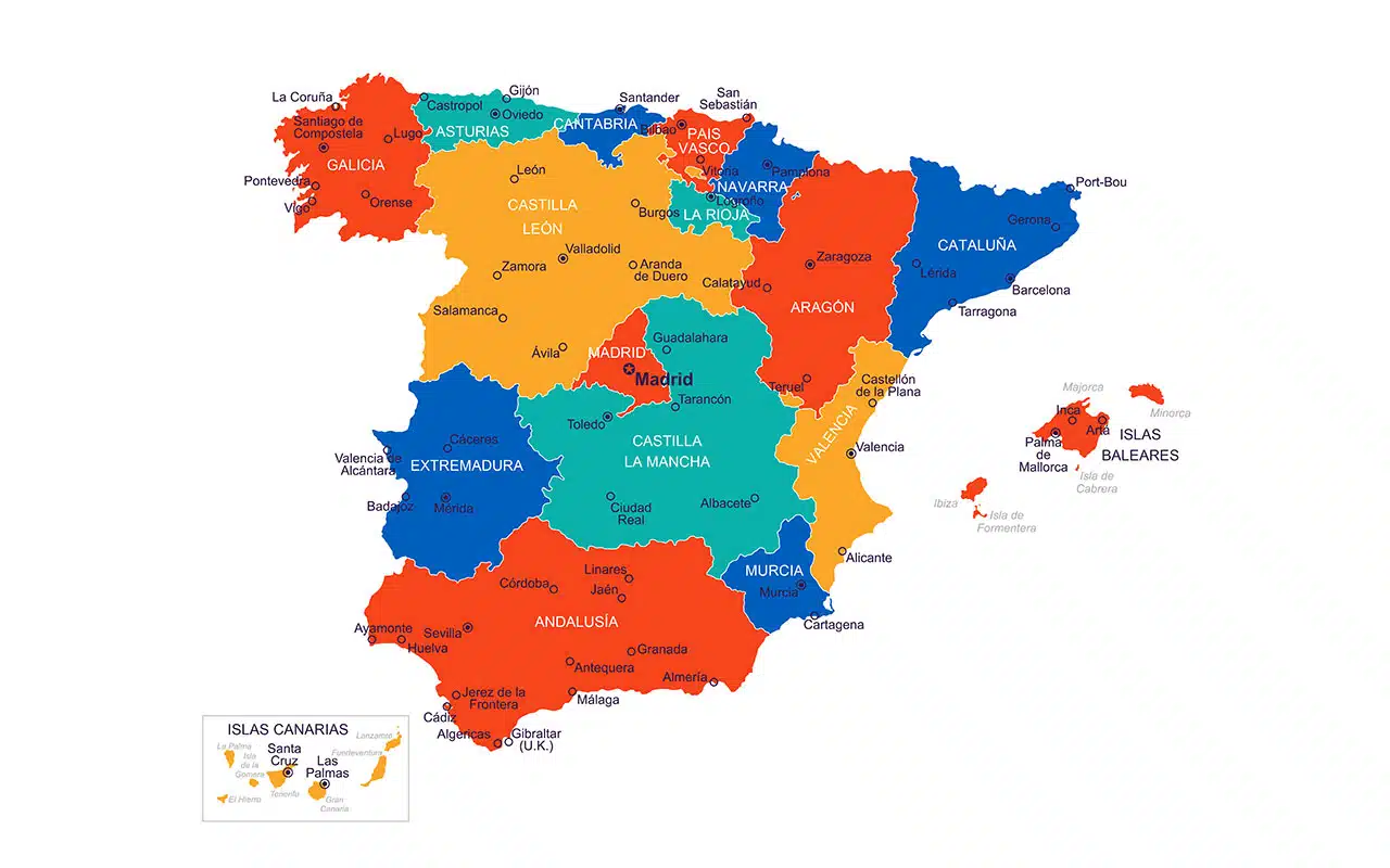 Las provincias de España explicadas para los niños - Etapa Infantil